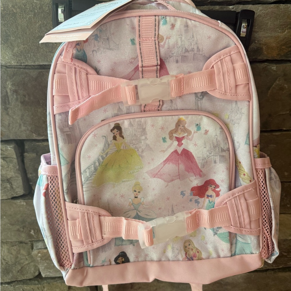 NWT PBK Mackenzie Backpack Disney Princess Shimmer Castle small